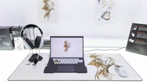 华硕ROG“死亡搁浅”笔记本电脑，看起来就像是从小岛秀夫的游戏过场动画里走出来的一样