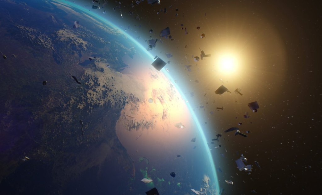 科学家现在可以追踪太空碎片落回地球的过程