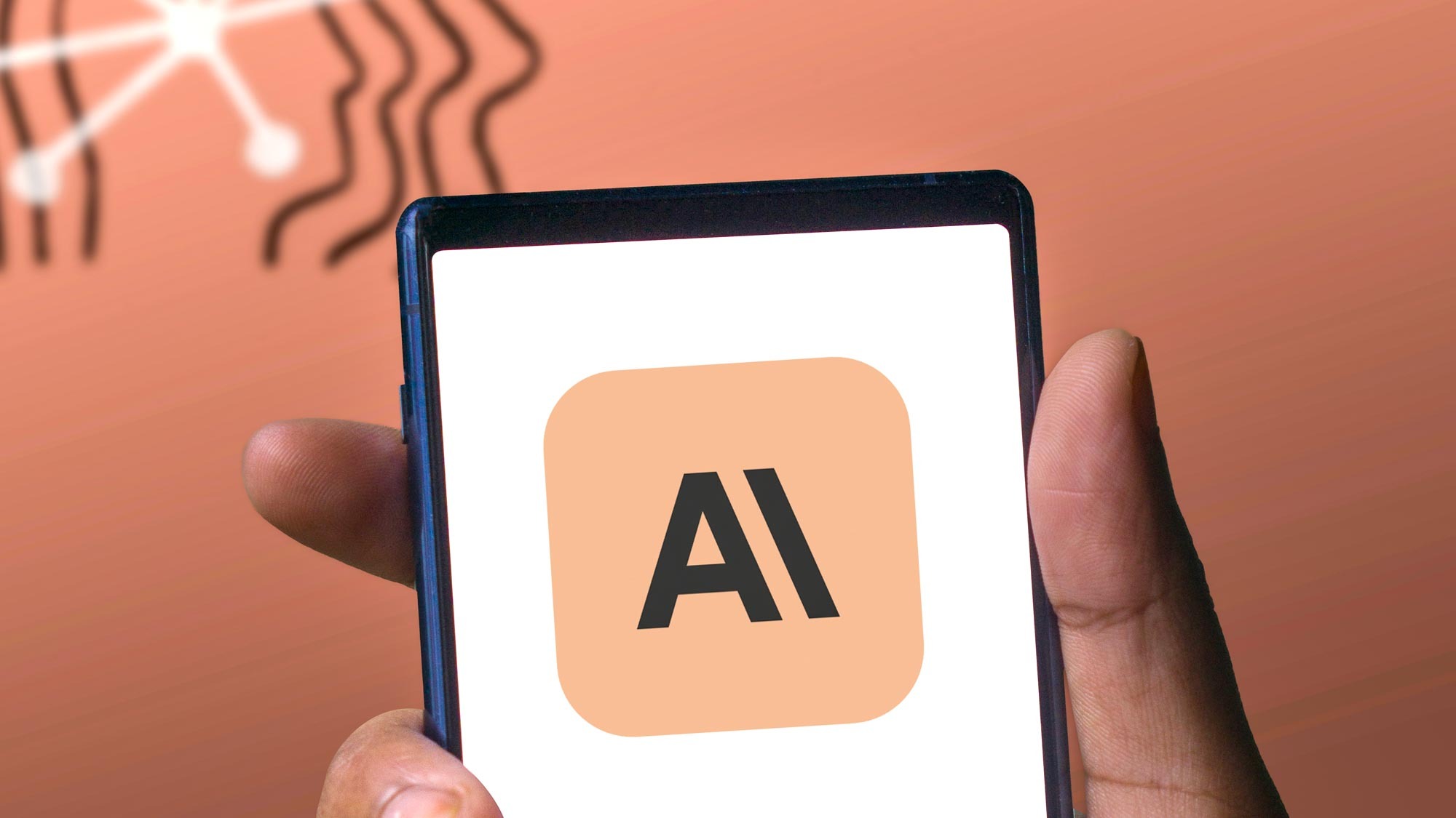 克劳德在手机上