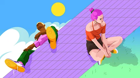 Estudio Santa Rita/BBC 利用透视原理制造图像是一种常见的视觉错觉，它们也能欺骗人工智能（图片来源：Estudio Santa Rita/BBC）